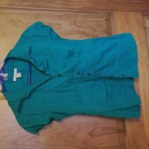 Banana Republic green top